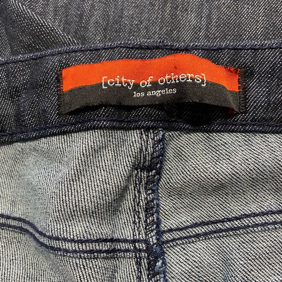 NWT City Of Others || Woman’s Wide Leg blue Jeans.size 31Wx 33.5L - Picture 10 of 11
